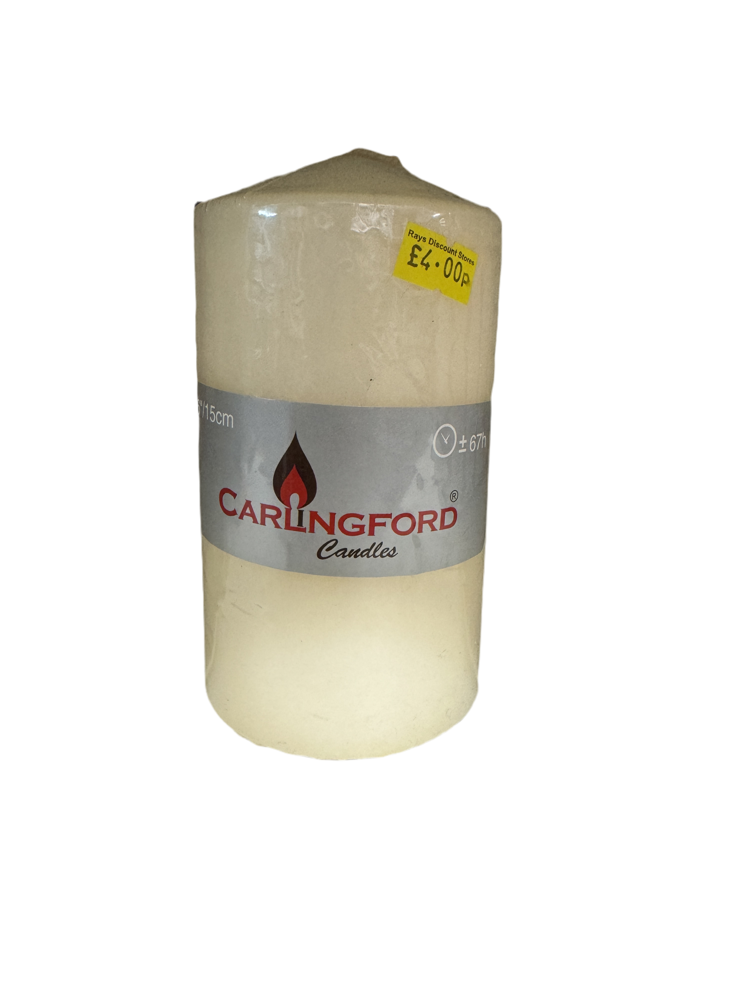 Carlingford Pillar Candle 15cm 67Hr Carlingford Pillar Candle 15cm 67Hr